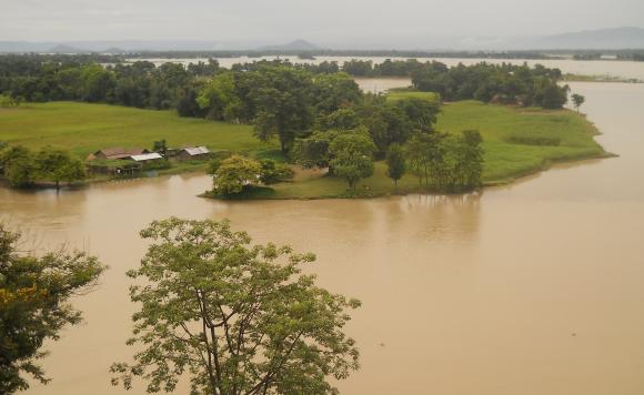 Flood in Villages of Assam